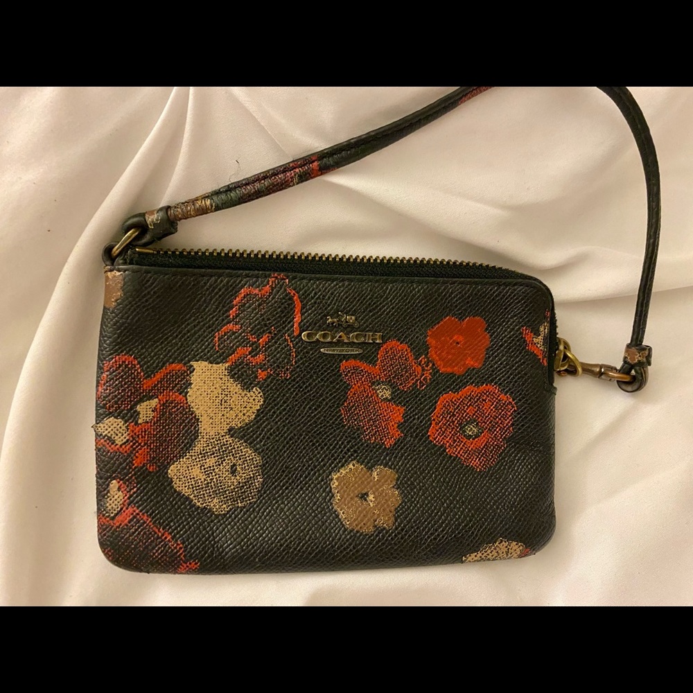 Coach Cherry Blossom Wristlet